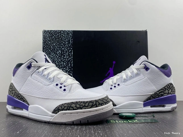 Kick Theory Retro 3826 Jordan 3 Dark CT8532- ZipUp Iris 1013